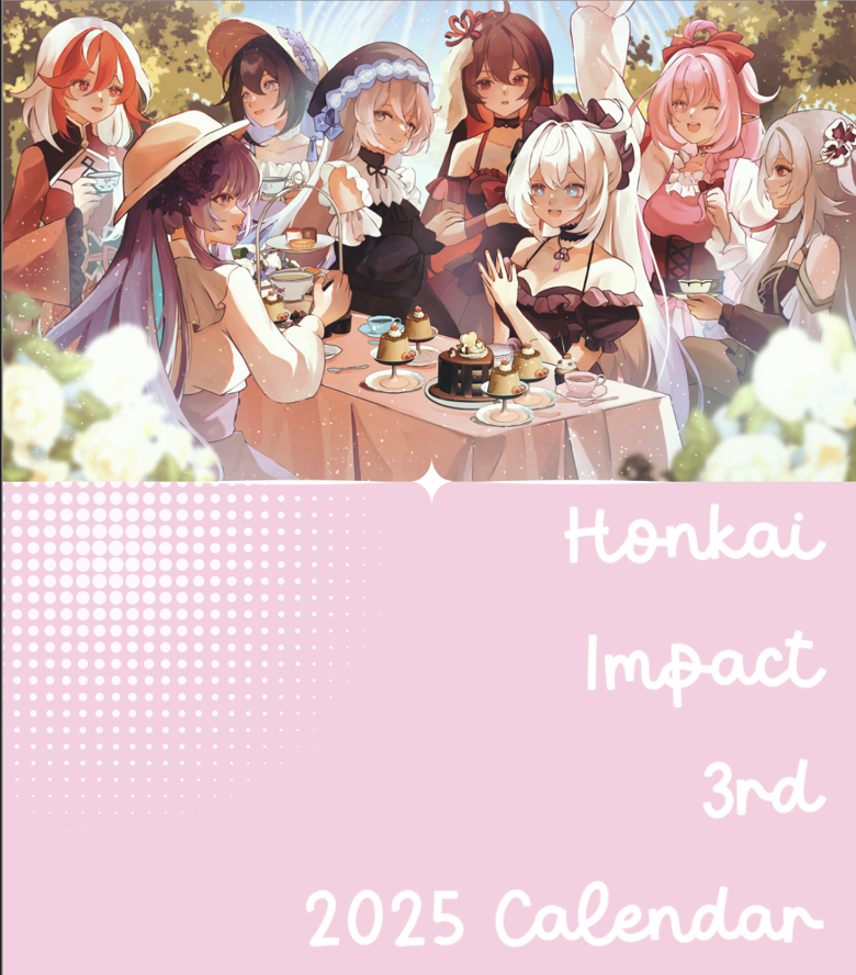 Honkai Impact 2025 Calendar!